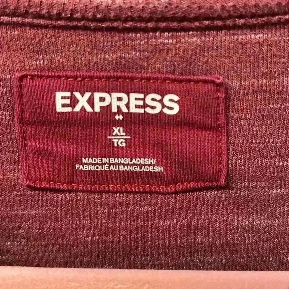 Express Double Knit Henley Shirt - Size XL - Picture 2 of 4